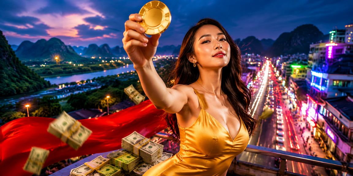 Người chơi tại Ninh Bình nhận cashback bonus với ánh đèn neon rực rỡ